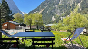 Le Bouquetin 73 Appartement cosy type chalet avec piscine au pied des pistes et superbe vue panoramique